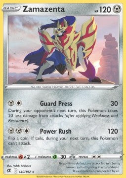 Zamazenta - Rebel Clash (Rare) [RCL-140]