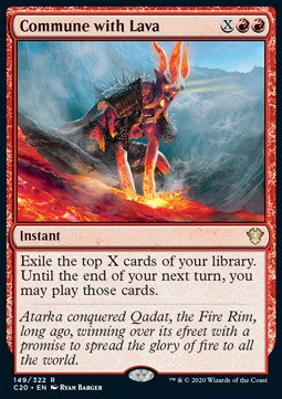 Commune with Lava - Commander: Ikoria (Rare) [C20-149]