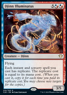 Djinn Illuminatus - Commander: Ikoria (Rare) [C20-210]
