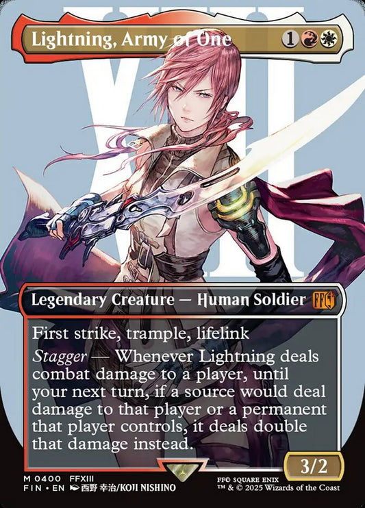 Lightning, Army of One (V.2) - FINAL FANTASY: Extras