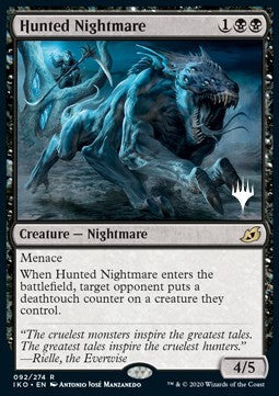 Hunted Nightmare (V.1) - Ikoria: Lair of Behemoths: Promos (Rare) [PIKO-92]