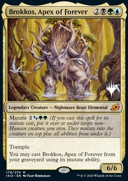 Brokkos, Apex of Forever (V.1) - Ikoria: Lair of Behemoths: Promos (Mythic) [PIKO-179]