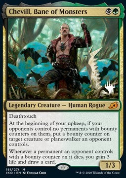 Chevill, Bane of Monsters (V.1) - Ikoria: Lair of Behemoths: Promos (Mythic) [PIKO-181]