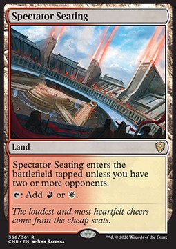 Spectator Seating - Commander Legends (Rare) [CMR-356]