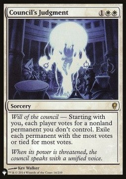 Council's Judgment