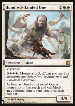 Hundred-Handed One - The List (Rare) [ZNL-20]