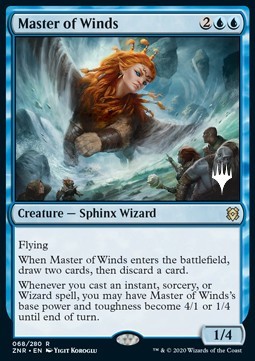Master of Winds (V.1) - Zendikar Rising: Promos (Rare) [PZNR-68]