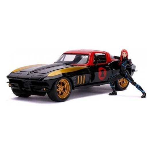 Marvel Black Widow: Chevy 1966 con Black Widow - Die Cast 1:24