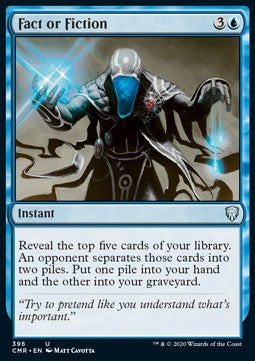 Fact or Fiction (V.1) - Commander Legends: Extras (Uncommon) [XCMR-396]