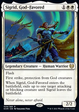 Sigrid, God-Favored - Kaldheim (Rare) [KHM-29]