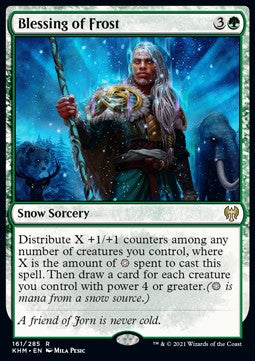 Blessing of Frost - Kaldheim (Rare) [KHM-161]