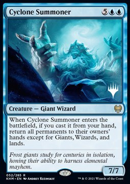 Cyclone Summoner (V.2) - Kaldheim: Promos (Rare) [PKHM-52]
