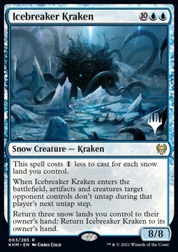 Icebreaker Kraken (V.2) - Kaldheim: Promos (Rare) [PKHM-63]