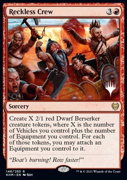 Reckless Crew (V.2) - Kaldheim: Promos (Rare) [PKHM-146]