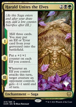 Harald Unites the Elves (V.2) - Kaldheim: Promos (Rare) [PKHM-213]