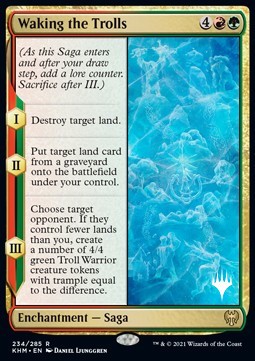 Waking the Trolls (V.2) - Kaldheim: Promos (Rare) [PKHM-234]