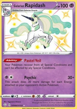 Galarian Rapidash - Shining Fates (Secret Rare) [SHF-SV48]