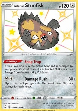 Galarian Stunfisk - Shining Fates (Secret Rare) [SHF-SV88]