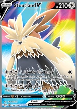 Stoutland V - Battle Styles (Ultra Rare) [BST-157]