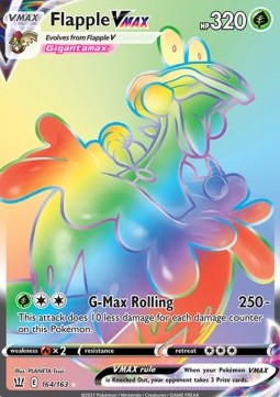 Flapple VMAX - Battle Styles (Secret Rare) [BST-164]