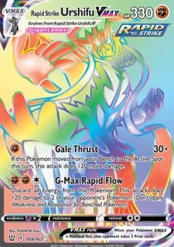 Rapid Strike Urshifu VMAX - Battle Styles (Secret Rare) [BST-169]
