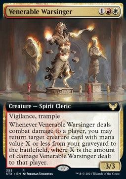 Venerable Warsinger - Strixhaven: School of Mages: Extras (Rare) [XSTX-355]
