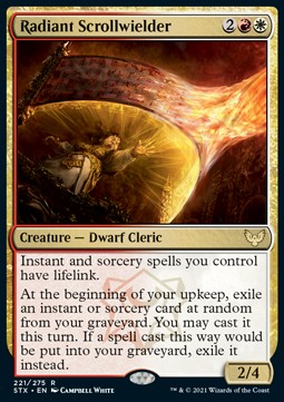 Radiant Scrollwielder - Strixhaven: School of Mages (Rare) [STX-221]