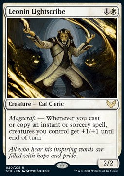 Leonin Lightscribe - Strixhaven: School of Mages (Rare) [STX-20]