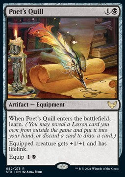 Poet's Quill - Strixhaven: School of Mages (Rare) [STX-82]