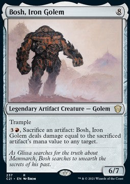Bosh, Iron Golem - Commander: Strixhaven (Rare) [C21-237]