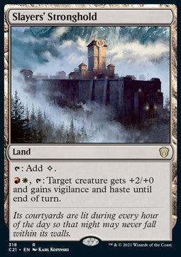 Slayers' Stronghold - Commander: Strixhaven (Rare) [C21-318]