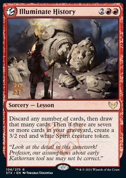 Illuminate History (V.1) - Strixhaven: School of Mages: Promos (Rare) [PSTX-108]