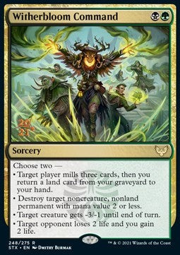 Witherbloom Command (V.1) - Strixhaven: School of Mages: Promos (Rare) [PSTX-248]