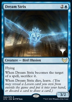 Dream Strix (V.2) - Strixhaven: School of Mages: Promos (Rare) [PSTX-42]