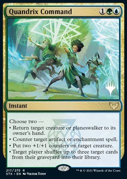 Quandrix Command (V.2) - Strixhaven: School of Mages: Promos (Rare) [PSTX-217]