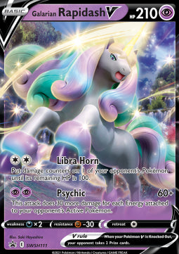 Galarian Rapidash V - SWSH Black Star Promos (Promo) [SWSH-111]