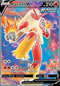 Blaziken V - Chilling Reign (Ultra Rare) [CRE-161]