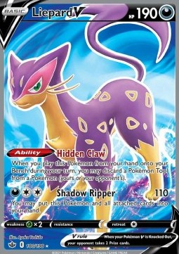 Liepard V - Chilling Reign (Ultra Rare) [CRE-180]