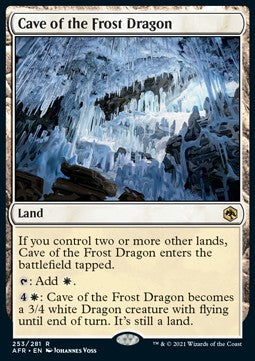 Cave of the Frost Dragon - Adventures in the Forgotten Realms (Rare) [AFR-253]