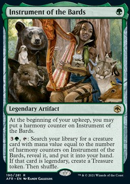 Instrument of the Bards - Adventures in the Forgotten Realms (Rare) [AFR-190]