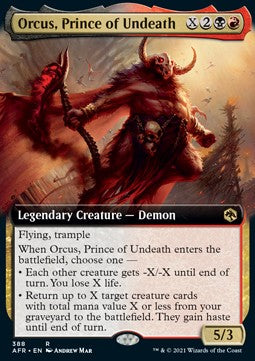 Orcus, Prince of Undeath - Adventures in the Forgotten Realms: Extras (Rare) [XAFR-388]