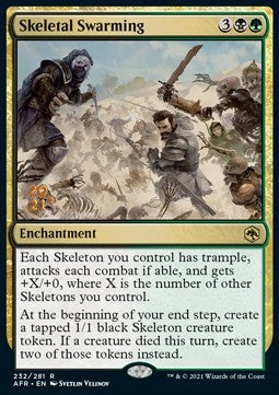 Skeletal Swarming (V.1) - Adventures in the Forgotten Realms: Promos (Rare) [PAFR-232]