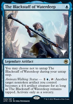 The Blackstaff of Waterdeep (V.2) - Adventures in the Forgotten Realms: Promos (Rare) [PAFR-48]