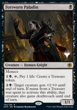 Forsworn Paladin (V.2) - Adventures in the Forgotten Realms: Promos (Rare) [PAFR-104]