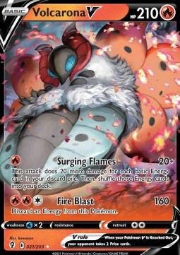 Volcarona V - Evolving Skies (Ultra Rare) [EVS-021]