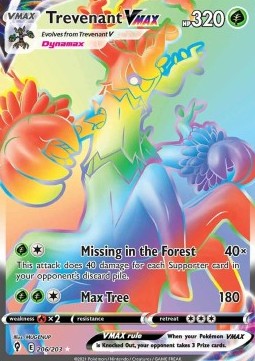 Trevenant VMAX - Evolving Skies (Secret Rare) [EVS-206]