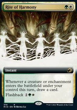 Rite of Harmony - Innistrad: Midnight Hunt: Extras (Rare) [XMID-374]