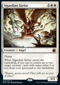 Sigardian Savior - Innistrad: Midnight Hunt (Mythic) [MID-34]