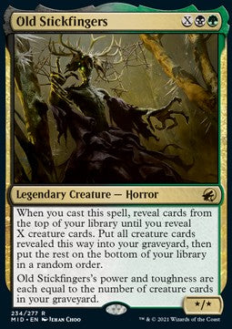 Old Stickfingers - Innistrad: Midnight Hunt (Rare) [MID-234]