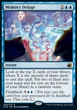 Memory Deluge - Innistrad: Midnight Hunt (Rare) [MID-62]